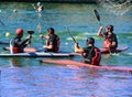 Canoe Polo Royalty Free Stock Photo